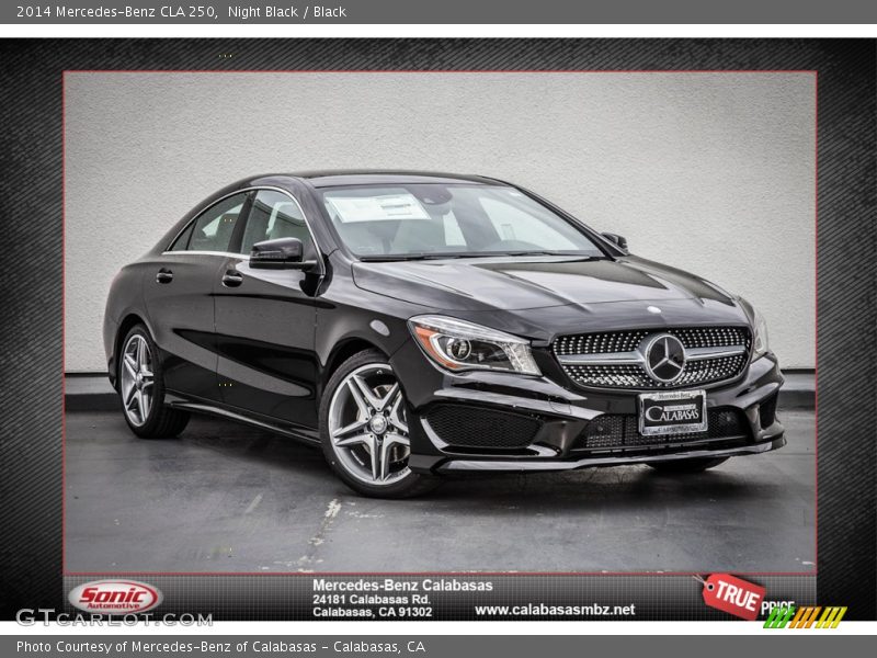 Night Black / Black 2014 Mercedes-Benz CLA 250