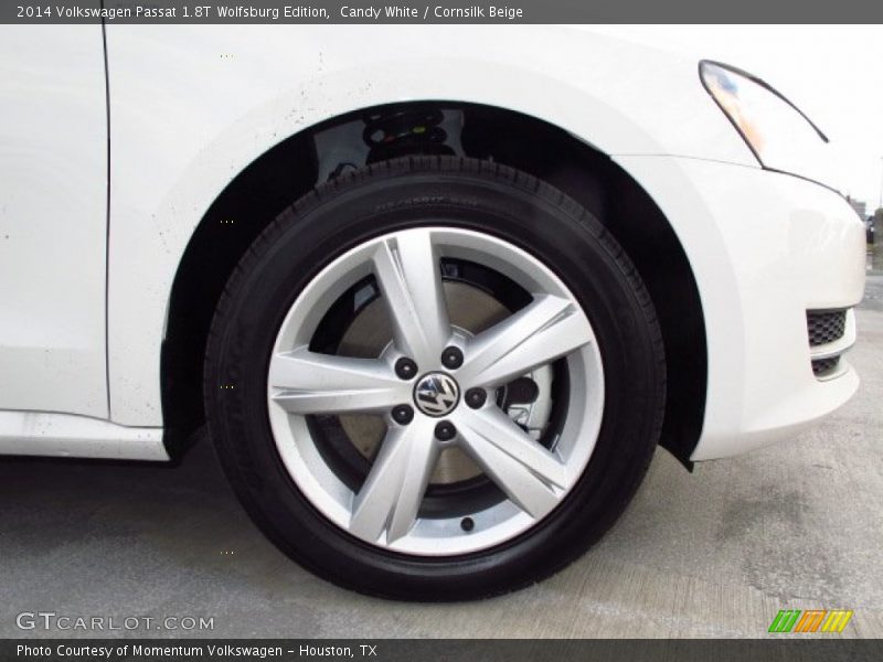 Candy White / Cornsilk Beige 2014 Volkswagen Passat 1.8T Wolfsburg Edition