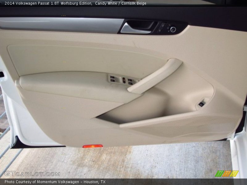 Candy White / Cornsilk Beige 2014 Volkswagen Passat 1.8T Wolfsburg Edition
