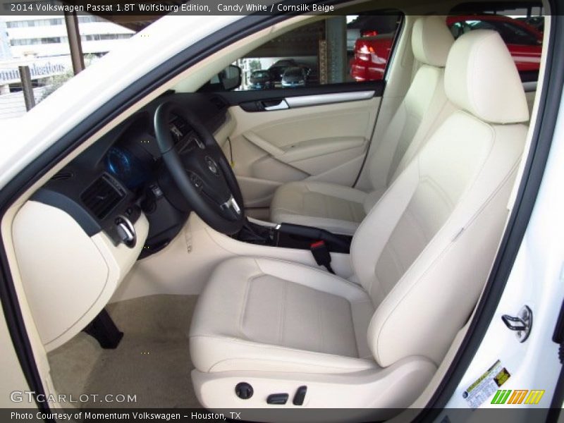 Candy White / Cornsilk Beige 2014 Volkswagen Passat 1.8T Wolfsburg Edition