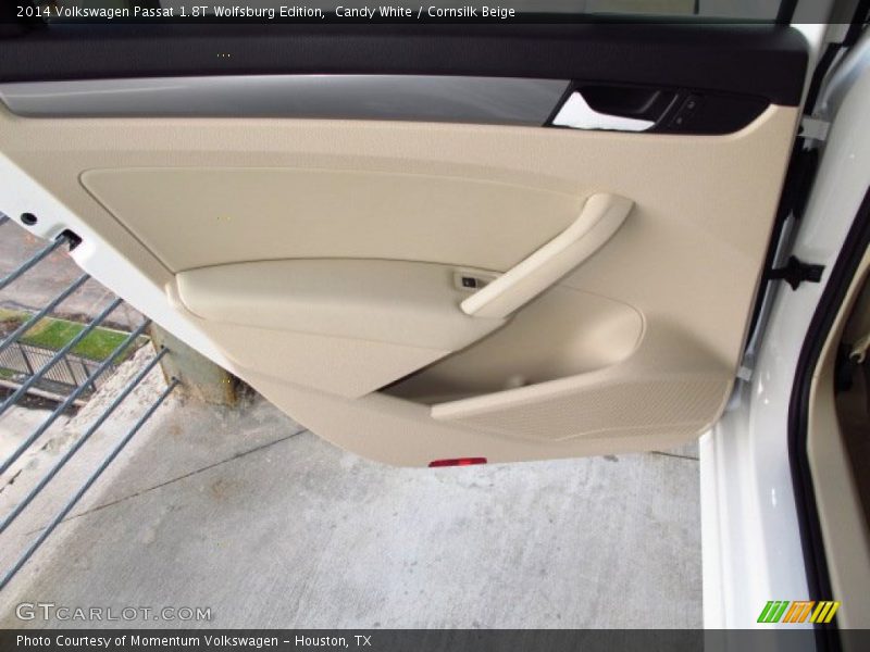 Candy White / Cornsilk Beige 2014 Volkswagen Passat 1.8T Wolfsburg Edition