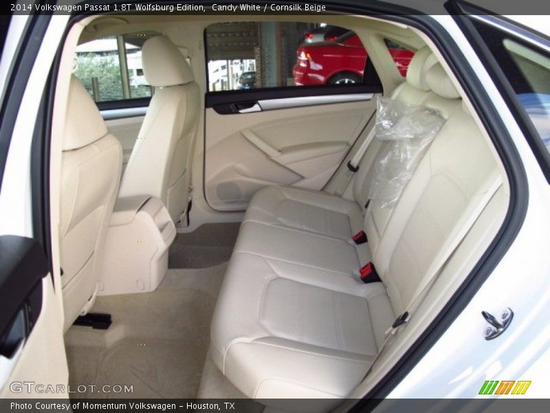 Candy White / Cornsilk Beige 2014 Volkswagen Passat 1.8T Wolfsburg Edition