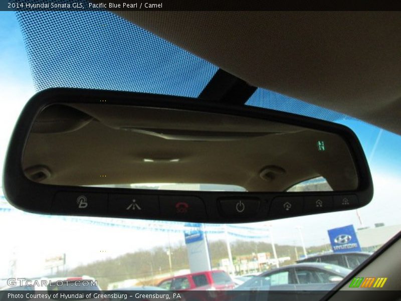 Pacific Blue Pearl / Camel 2014 Hyundai Sonata GLS