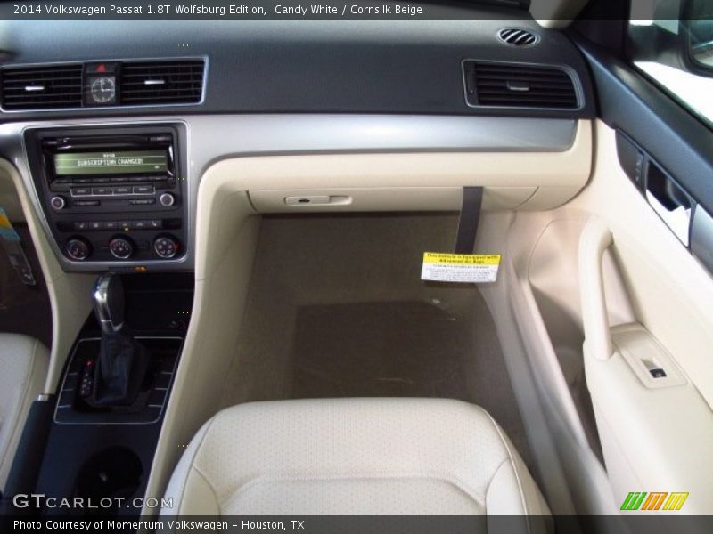 Candy White / Cornsilk Beige 2014 Volkswagen Passat 1.8T Wolfsburg Edition