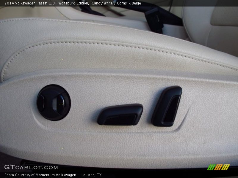 Candy White / Cornsilk Beige 2014 Volkswagen Passat 1.8T Wolfsburg Edition