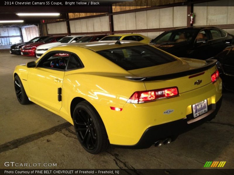 Bright Yellow / Black 2014 Chevrolet Camaro SS Coupe