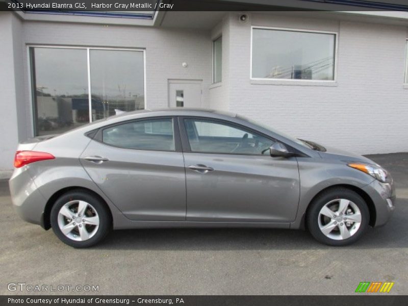 Harbor Gray Metallic / Gray 2013 Hyundai Elantra GLS