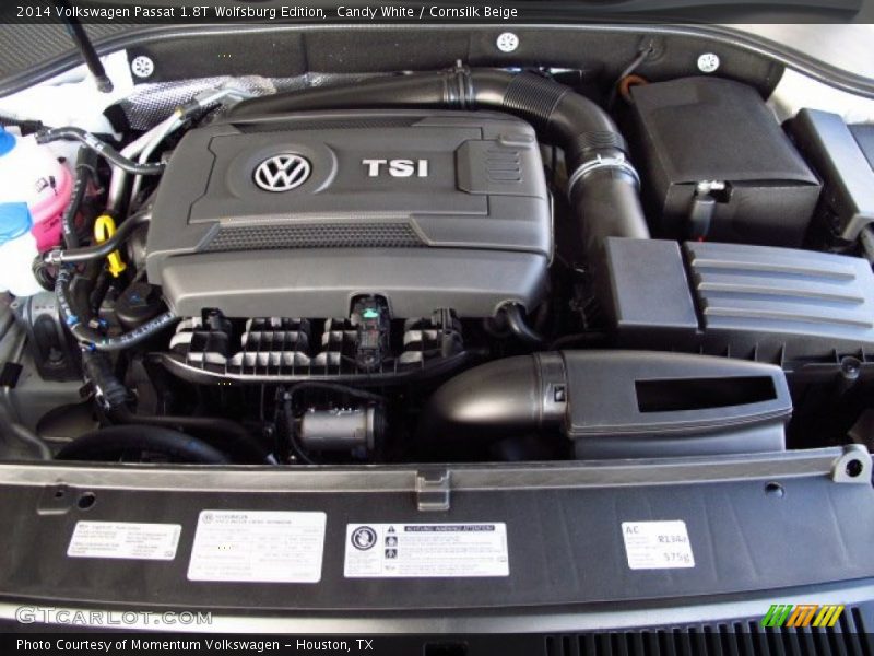 Candy White / Cornsilk Beige 2014 Volkswagen Passat 1.8T Wolfsburg Edition