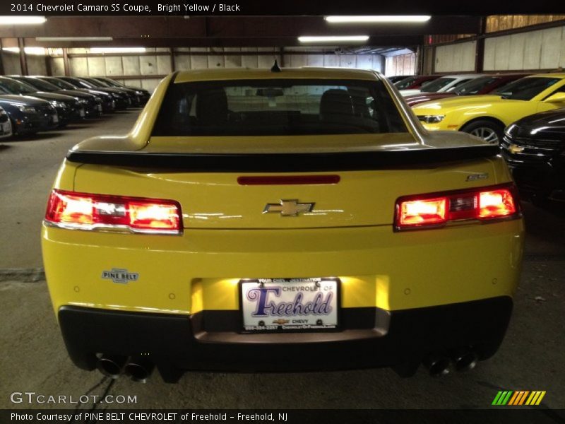 Bright Yellow / Black 2014 Chevrolet Camaro SS Coupe