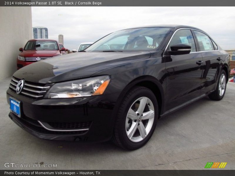 Black / Cornsilk Beige 2014 Volkswagen Passat 1.8T SE