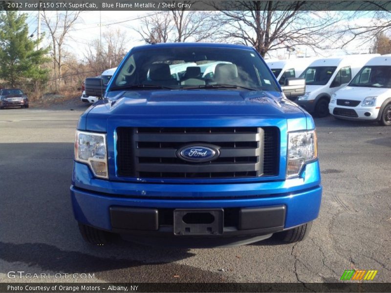 Blue Flame Metallic / Steel Gray 2012 Ford F150 STX SuperCab