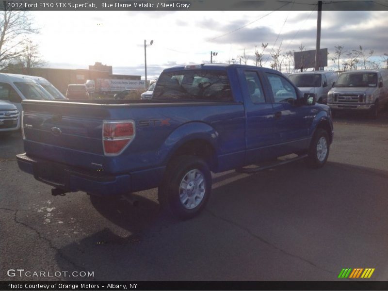 Blue Flame Metallic / Steel Gray 2012 Ford F150 STX SuperCab