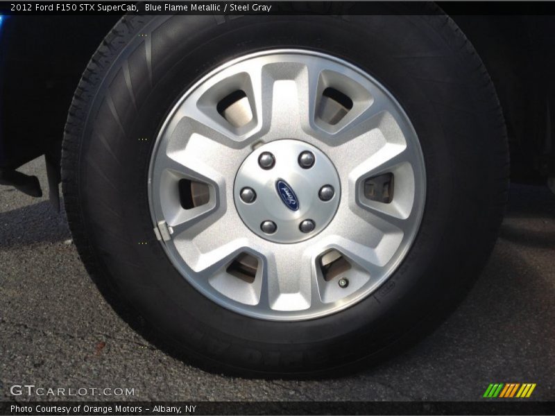 Blue Flame Metallic / Steel Gray 2012 Ford F150 STX SuperCab