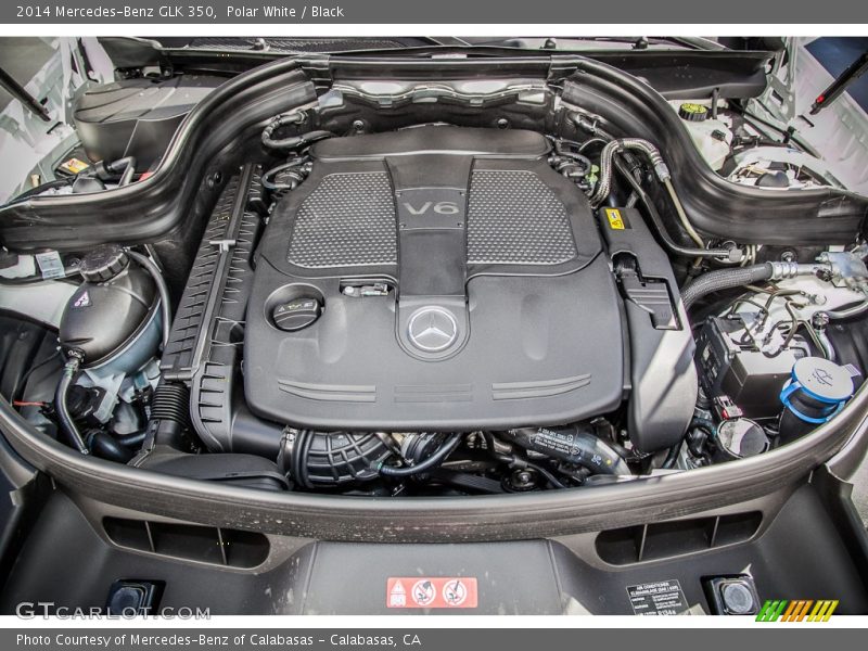 Polar White / Black 2014 Mercedes-Benz GLK 350
