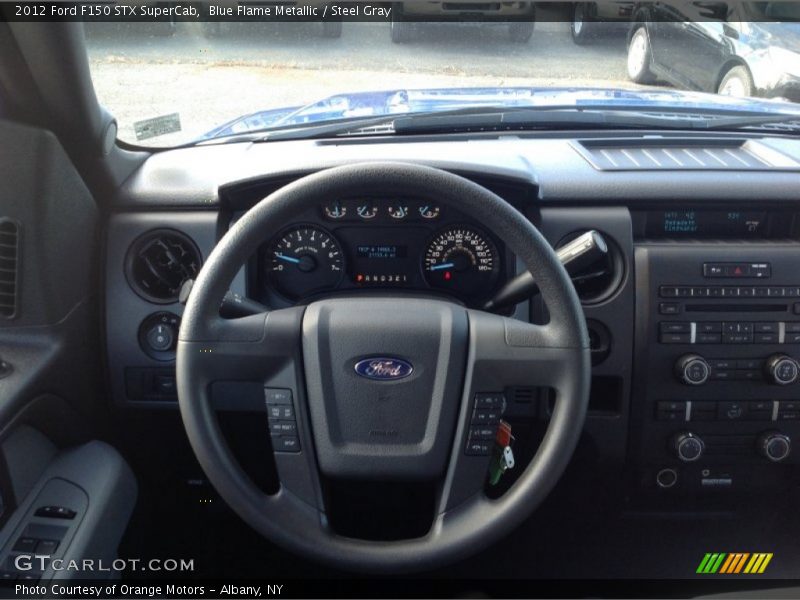 Blue Flame Metallic / Steel Gray 2012 Ford F150 STX SuperCab