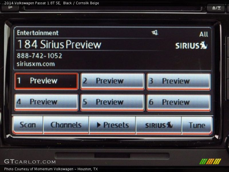 Black / Cornsilk Beige 2014 Volkswagen Passat 1.8T SE