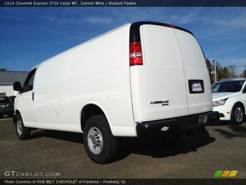 Summit White / Medium Pewter 2014 Chevrolet Express 3500 Cargo WT