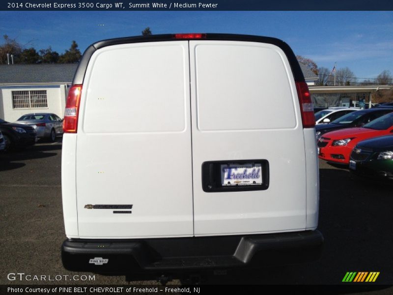 Summit White / Medium Pewter 2014 Chevrolet Express 3500 Cargo WT