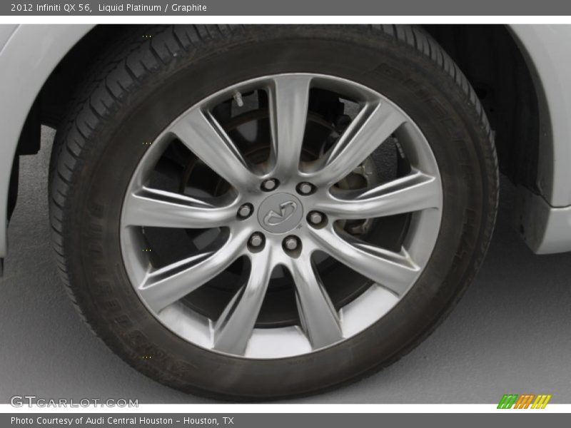 Liquid Platinum / Graphite 2012 Infiniti QX 56