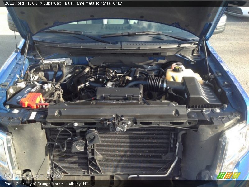 Blue Flame Metallic / Steel Gray 2012 Ford F150 STX SuperCab