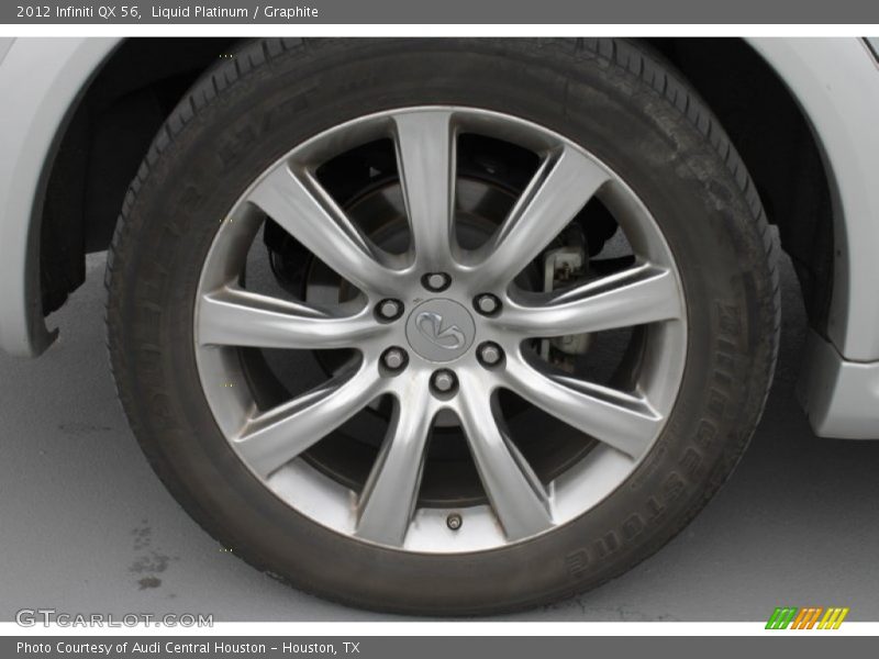 Liquid Platinum / Graphite 2012 Infiniti QX 56