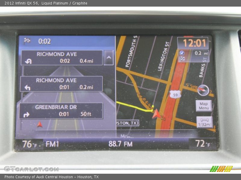 Liquid Platinum / Graphite 2012 Infiniti QX 56