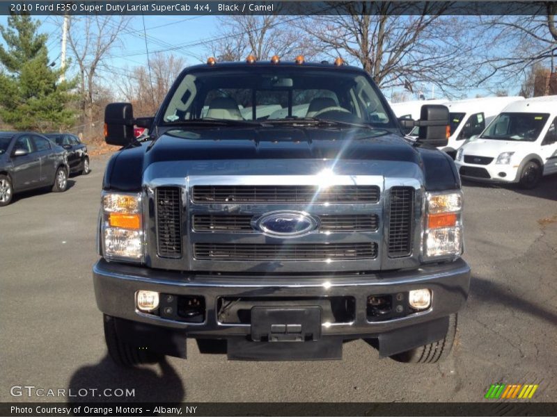 Black / Camel 2010 Ford F350 Super Duty Lariat SuperCab 4x4