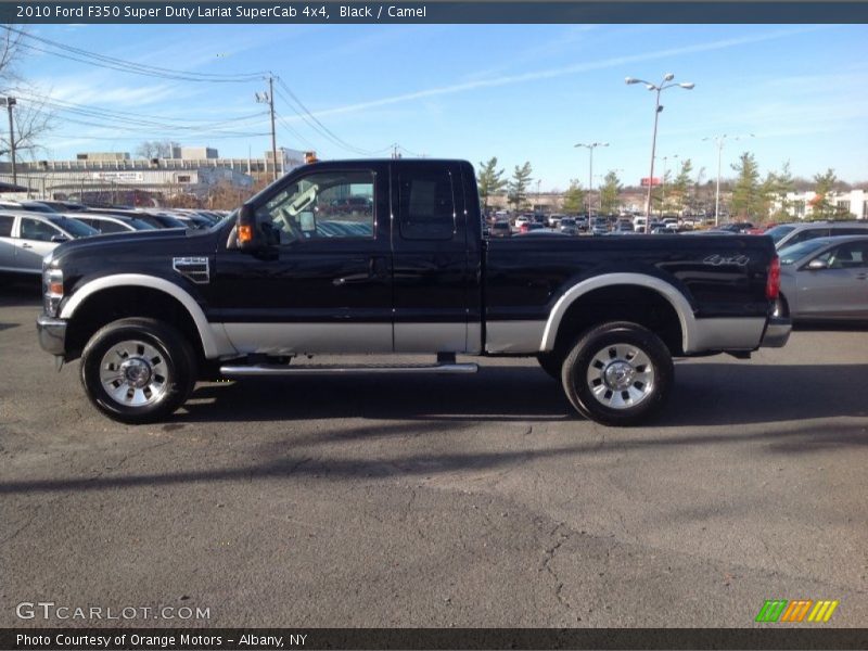 Black / Camel 2010 Ford F350 Super Duty Lariat SuperCab 4x4
