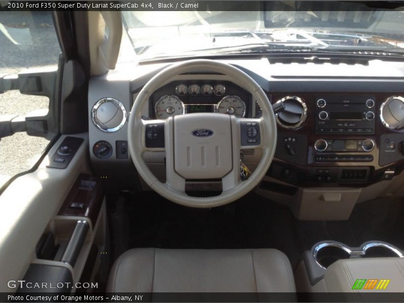 Black / Camel 2010 Ford F350 Super Duty Lariat SuperCab 4x4