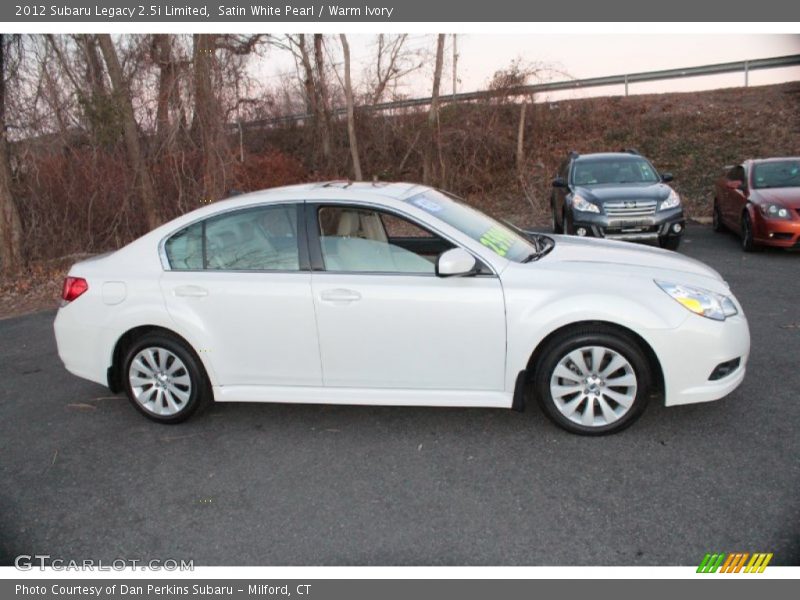 Satin White Pearl / Warm Ivory 2012 Subaru Legacy 2.5i Limited