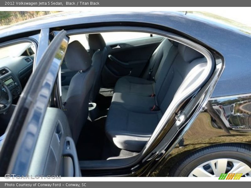 Black / Titan Black 2012 Volkswagen Jetta S Sedan
