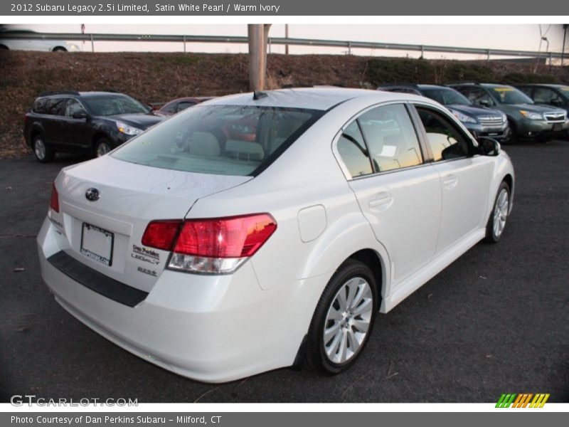 Satin White Pearl / Warm Ivory 2012 Subaru Legacy 2.5i Limited