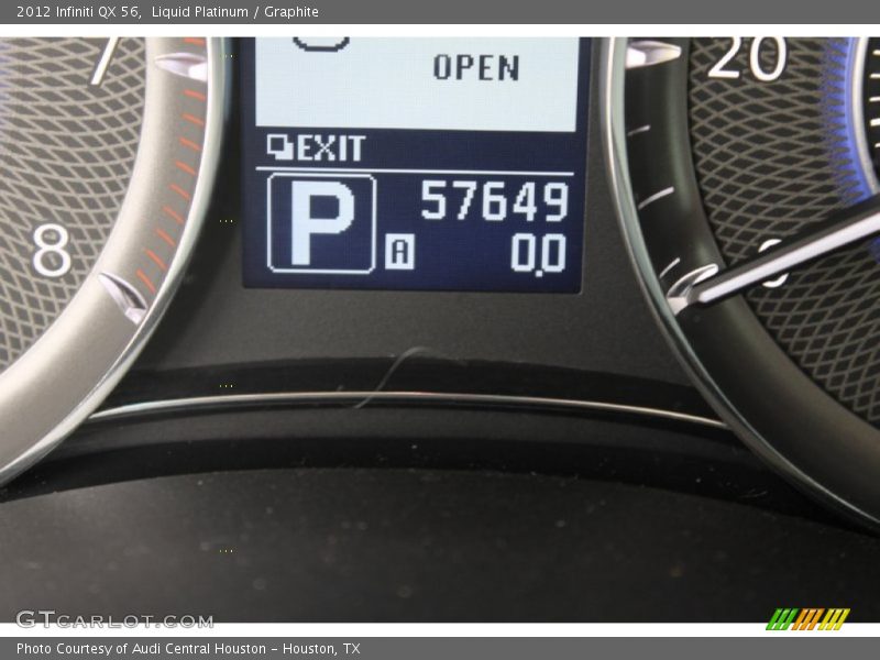 Liquid Platinum / Graphite 2012 Infiniti QX 56