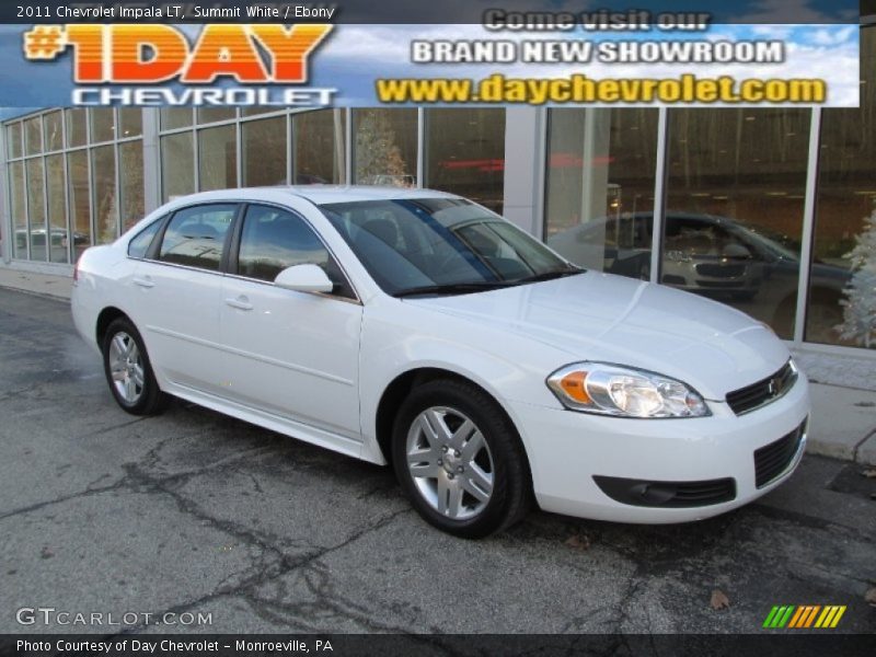Summit White / Ebony 2011 Chevrolet Impala LT