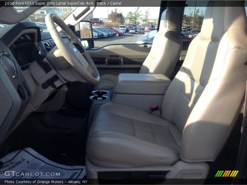 Black / Camel 2010 Ford F350 Super Duty Lariat SuperCab 4x4