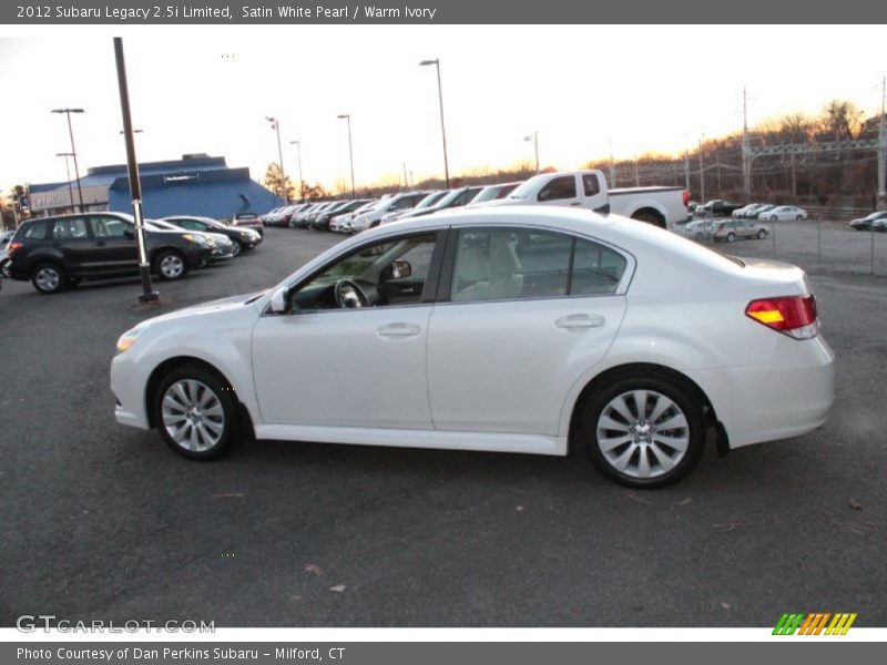 Satin White Pearl / Warm Ivory 2012 Subaru Legacy 2.5i Limited