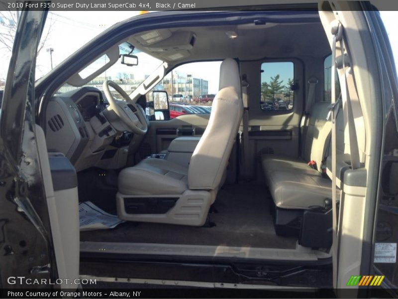 Black / Camel 2010 Ford F350 Super Duty Lariat SuperCab 4x4