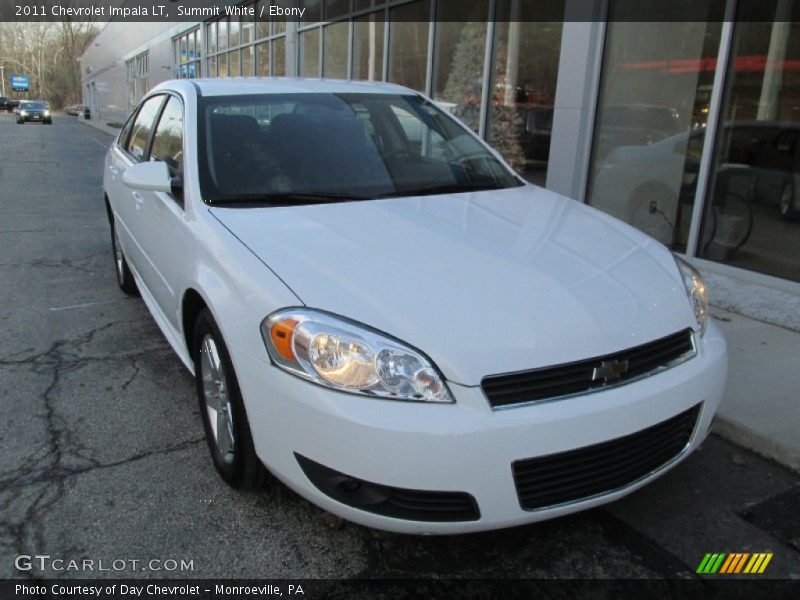 Summit White / Ebony 2011 Chevrolet Impala LT