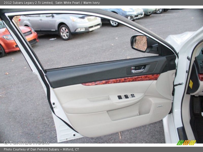 Satin White Pearl / Warm Ivory 2012 Subaru Legacy 2.5i Limited