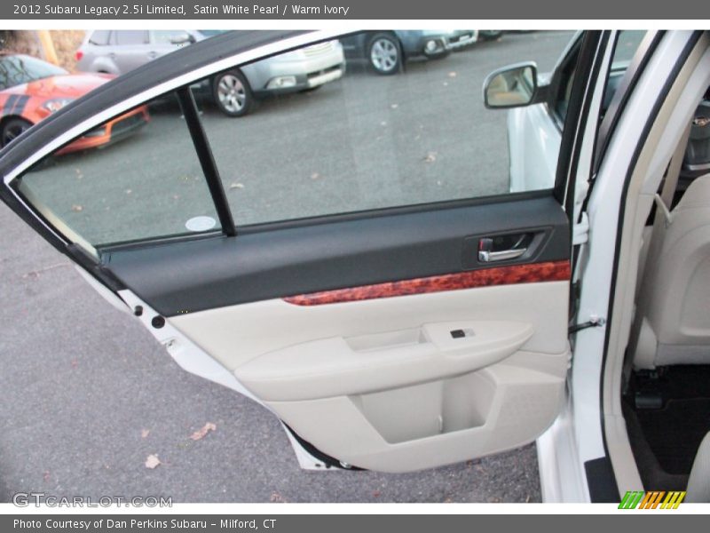 Satin White Pearl / Warm Ivory 2012 Subaru Legacy 2.5i Limited