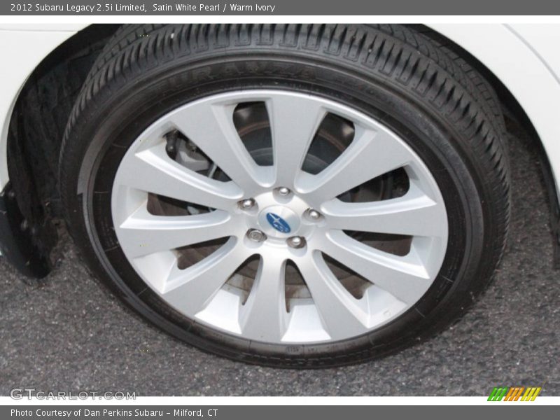 Satin White Pearl / Warm Ivory 2012 Subaru Legacy 2.5i Limited