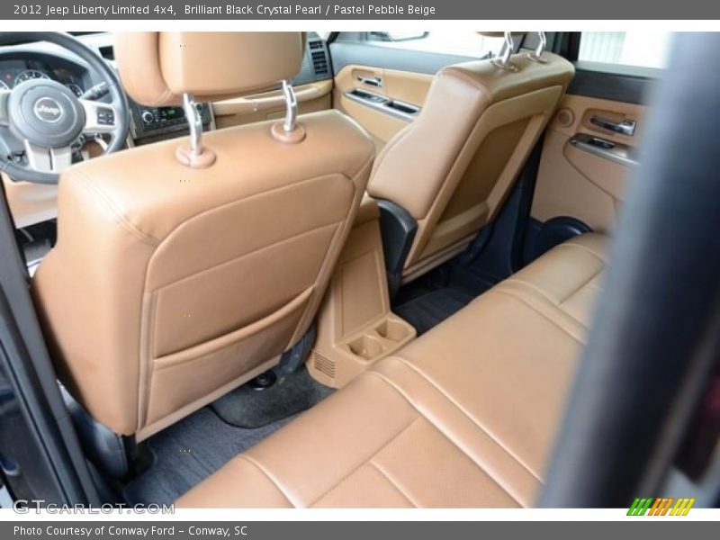 Brilliant Black Crystal Pearl / Pastel Pebble Beige 2012 Jeep Liberty Limited 4x4