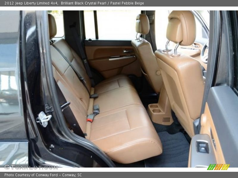 Brilliant Black Crystal Pearl / Pastel Pebble Beige 2012 Jeep Liberty Limited 4x4