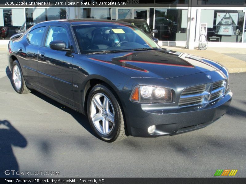 Dark Titanium Metallic / Dark Slate Gray 2008 Dodge Charger R/T
