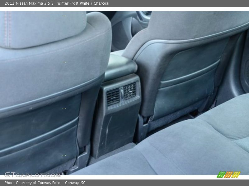 Winter Frost White / Charcoal 2012 Nissan Maxima 3.5 S