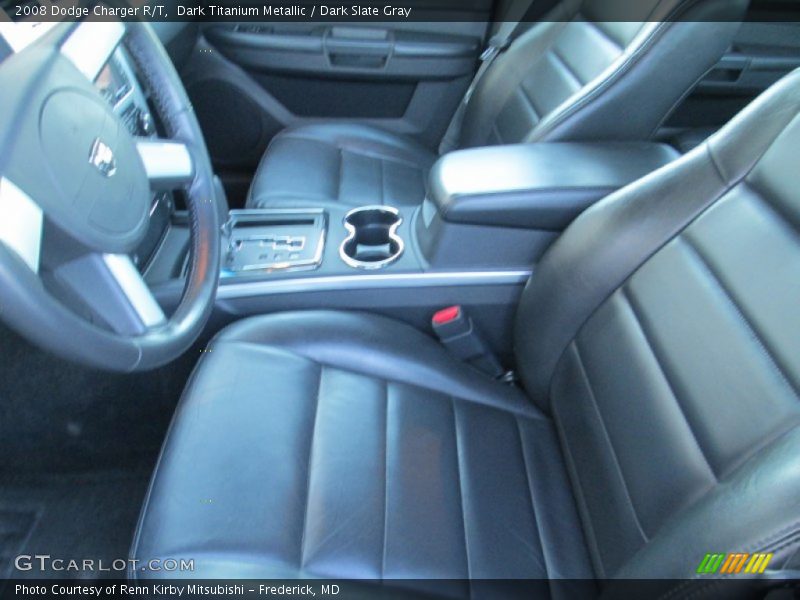Dark Titanium Metallic / Dark Slate Gray 2008 Dodge Charger R/T