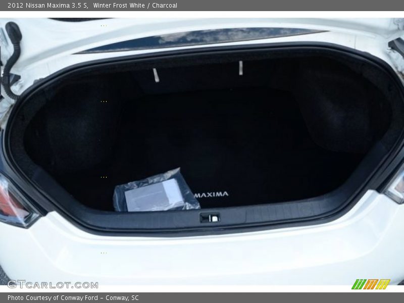Winter Frost White / Charcoal 2012 Nissan Maxima 3.5 S