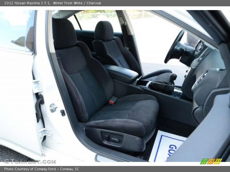 Winter Frost White / Charcoal 2012 Nissan Maxima 3.5 S