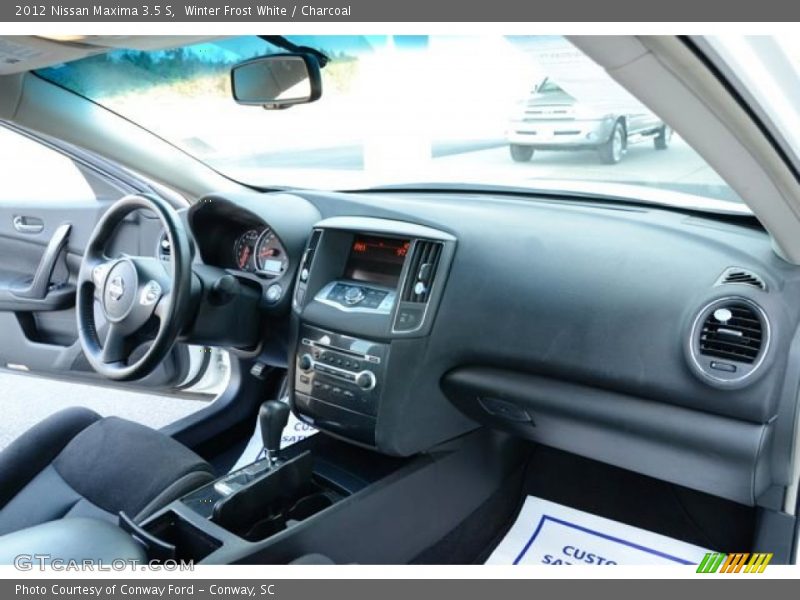 Winter Frost White / Charcoal 2012 Nissan Maxima 3.5 S