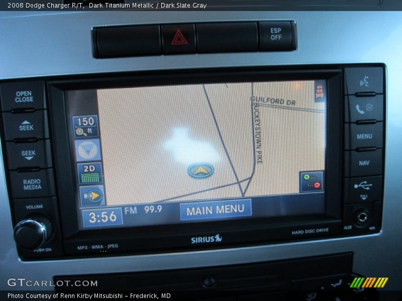 Dark Titanium Metallic / Dark Slate Gray 2008 Dodge Charger R/T